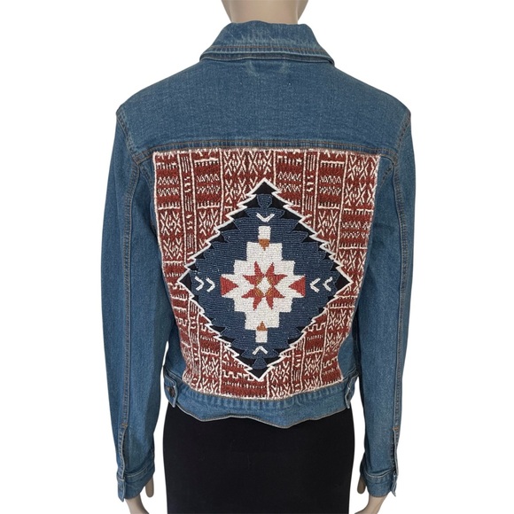 Idyllwind Southwestern Beaded Denim Jacket - Picture 4 of 15